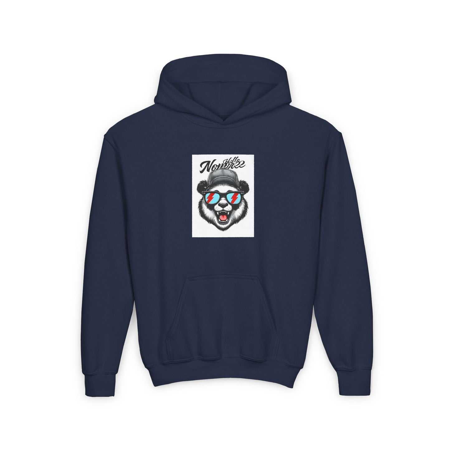 Cool Bear Graphic Youth Hoodie - Trendy Urban Style