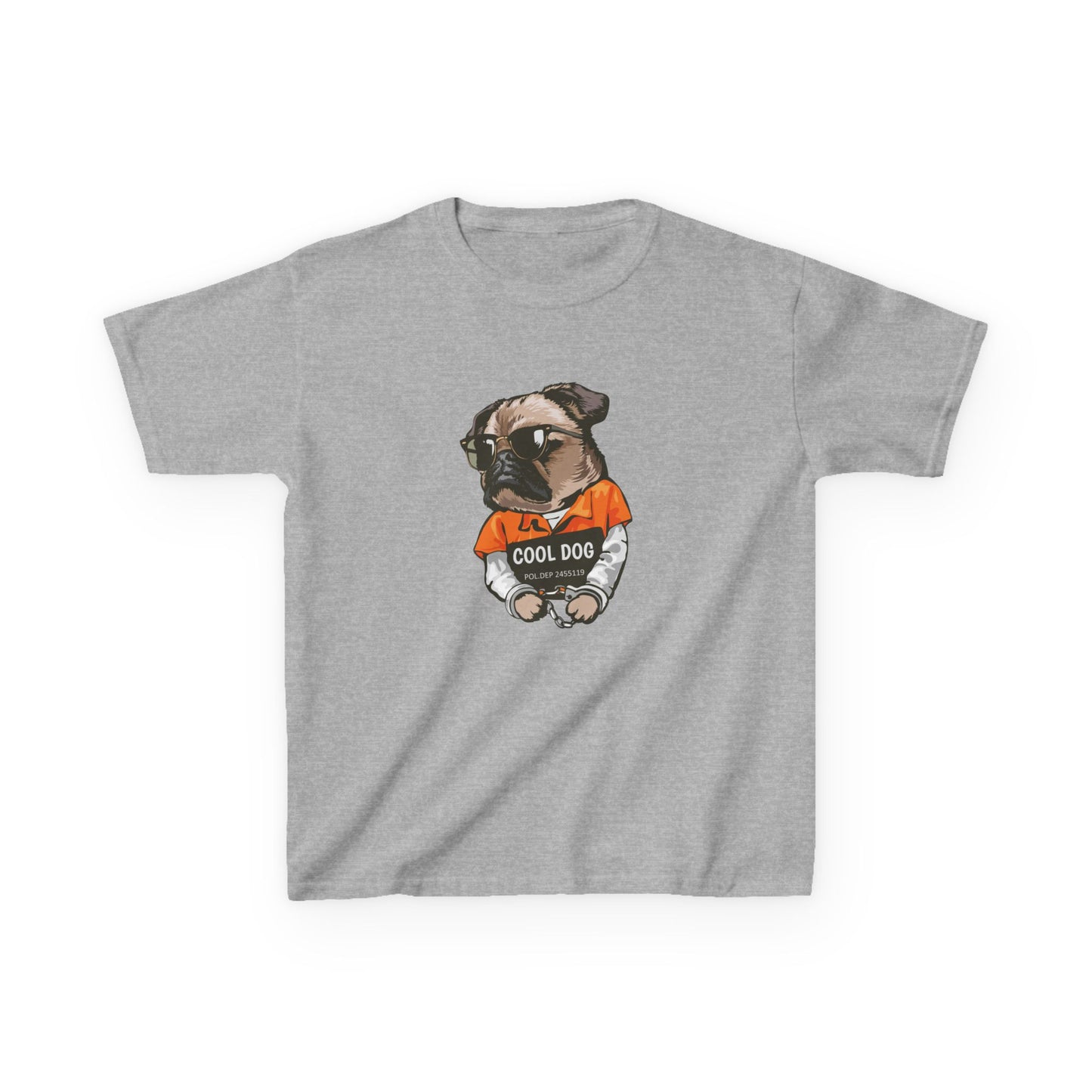 Cool Dog Kids Tee - Cute Pug Graphic T-Shirt for Dog Lovers