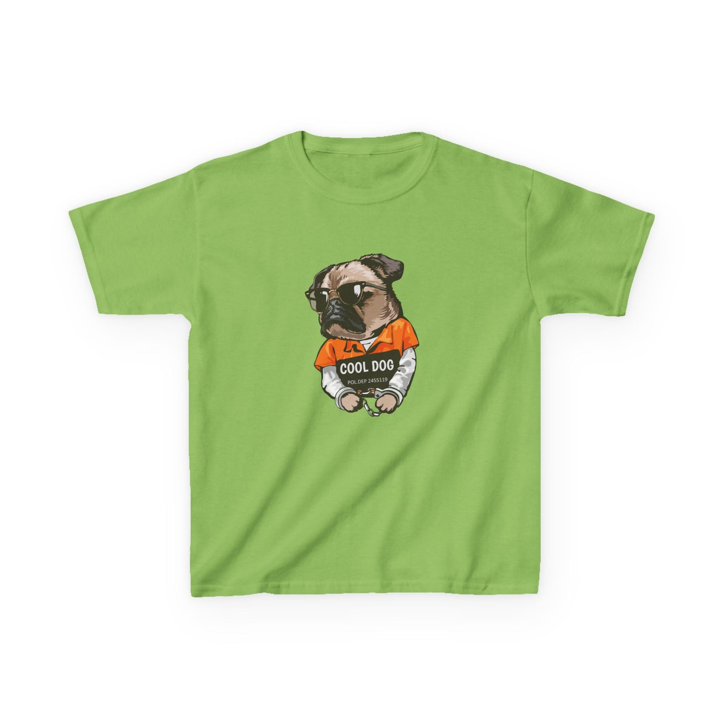 Cool Dog Kids Tee - Cute Pug Graphic T-Shirt for Dog Lovers