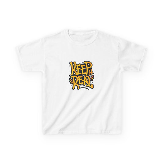 Keep It Real Kids Heavy Cotton Tee - Fun Youth T-Shirt for Everyday Wear