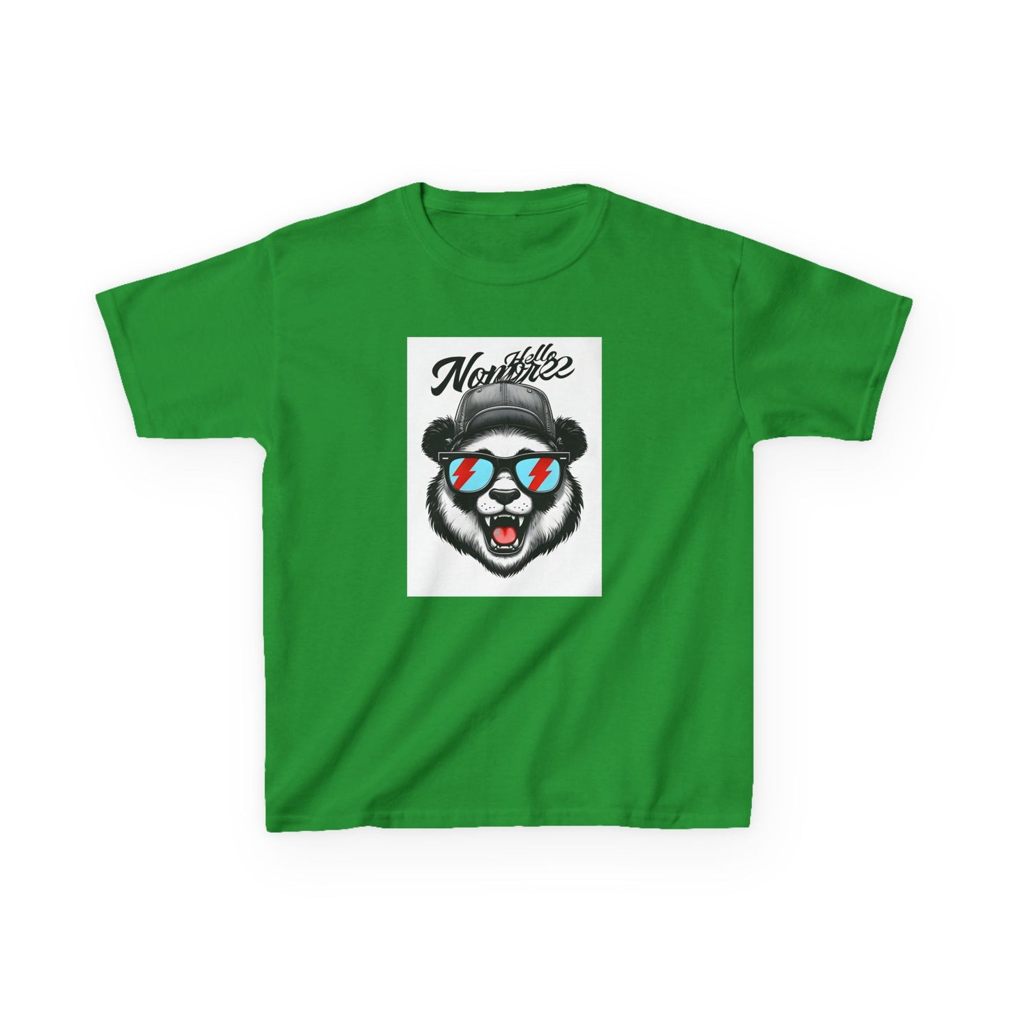 Cool Panda Graphic Kids Tee - Fun & Trendy Heavy Cotton Shirt