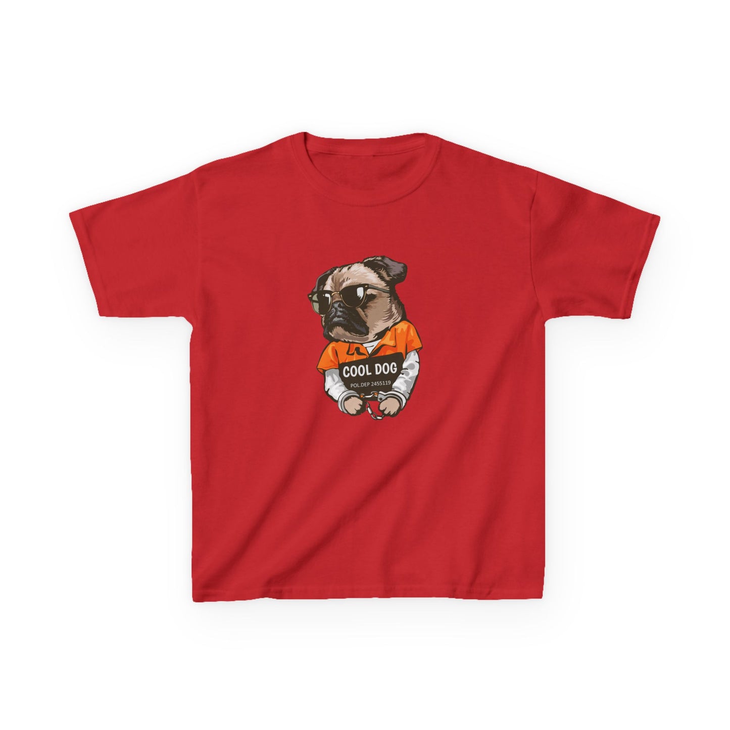 Cool Dog Kids Tee - Cute Pug Graphic T-Shirt for Dog Lovers