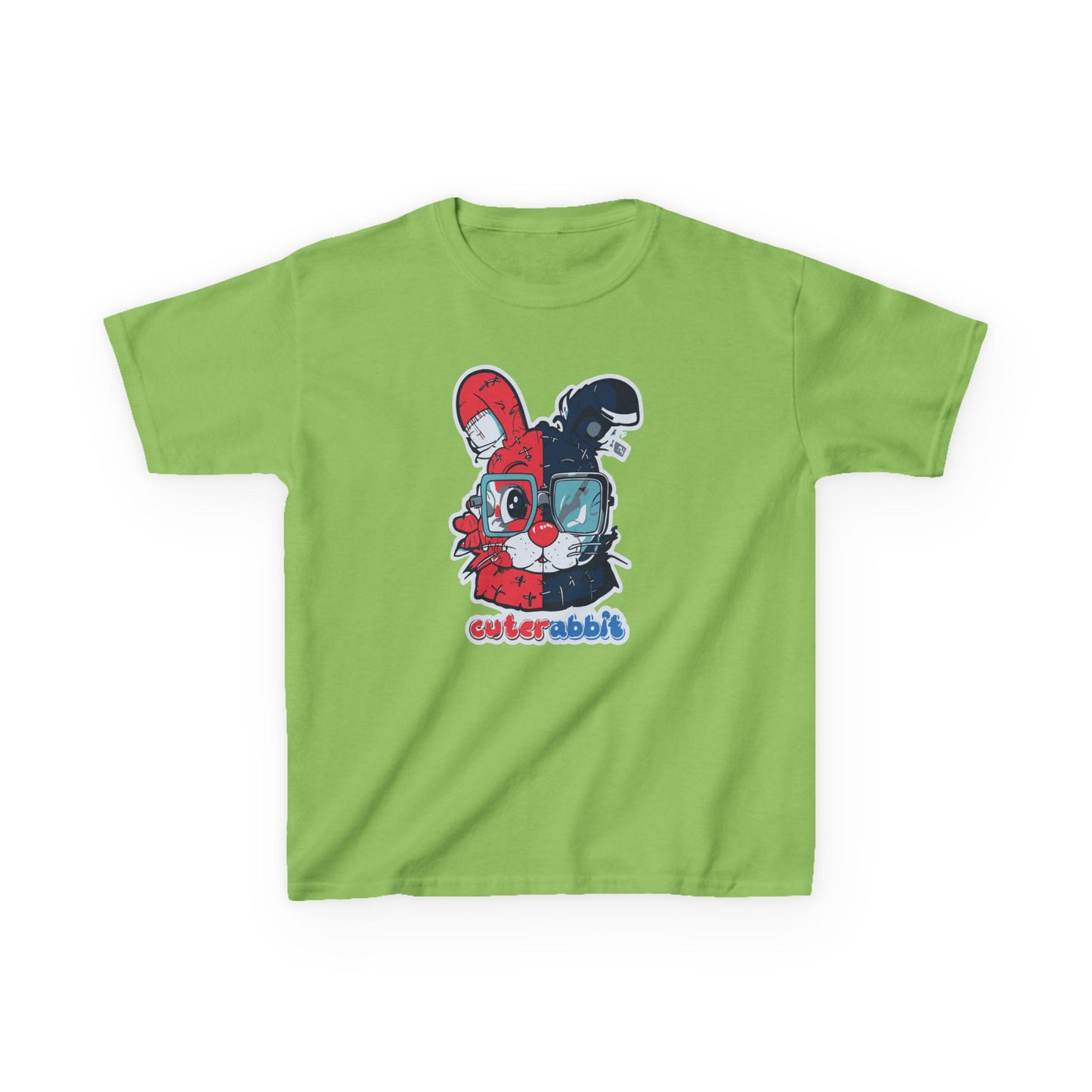 Cute Rabbit Graphic Kids Tee - Fun and Playful Design for Boys and Girls