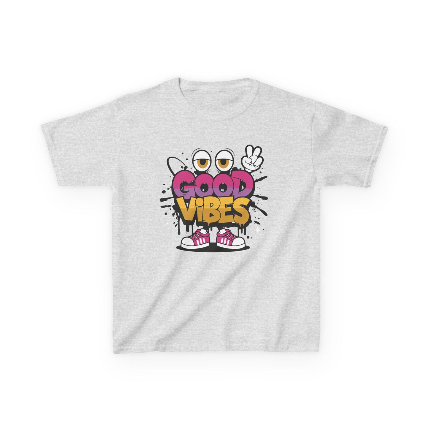 Kids Good Vibes Tee | Fun & Stylish Youth T-Shirt for Positive Energy