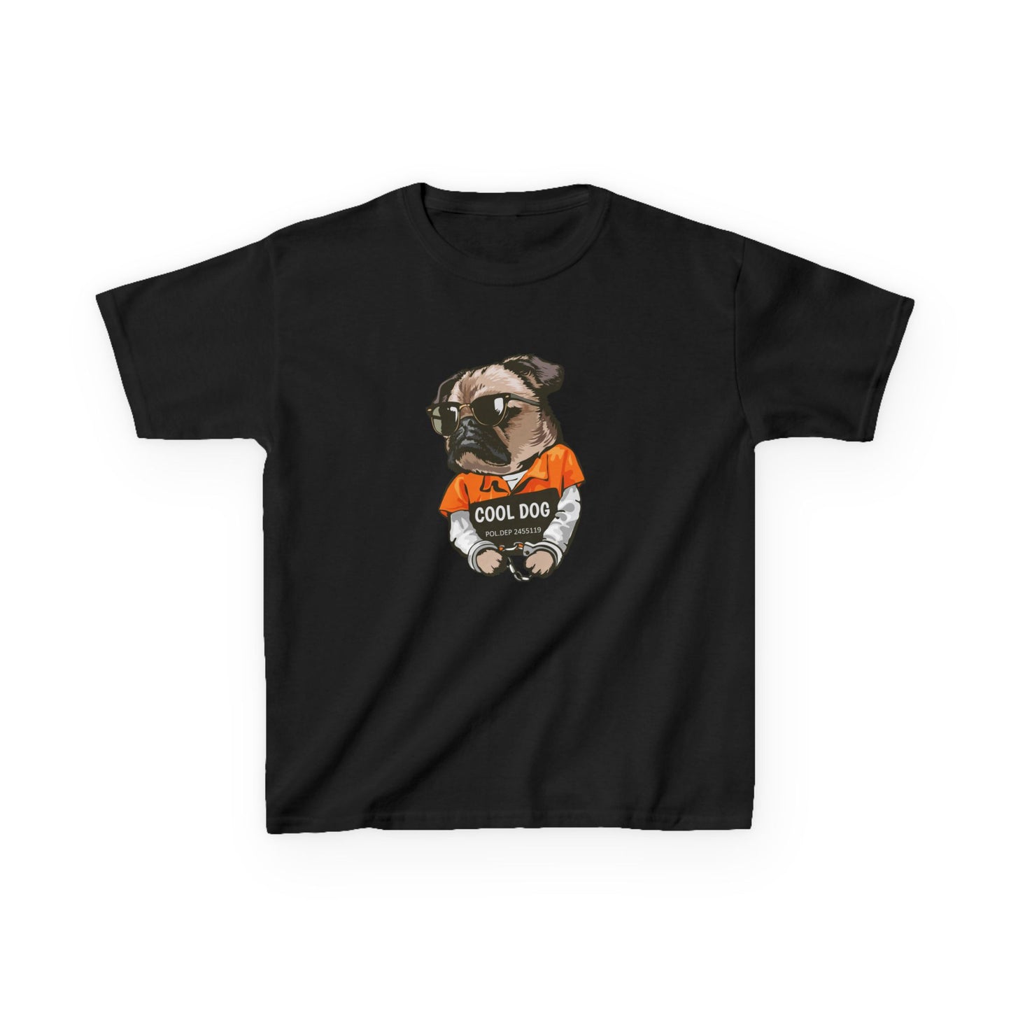 Cool Dog Kids Tee - Cute Pug Graphic T-Shirt for Dog Lovers