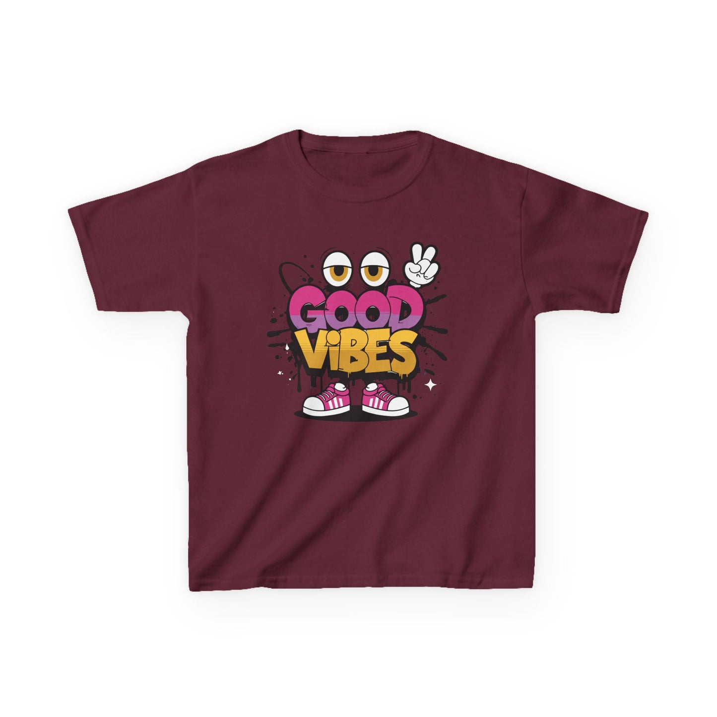 Kids Good Vibes Tee | Fun & Stylish Youth T-Shirt for Positive Energy