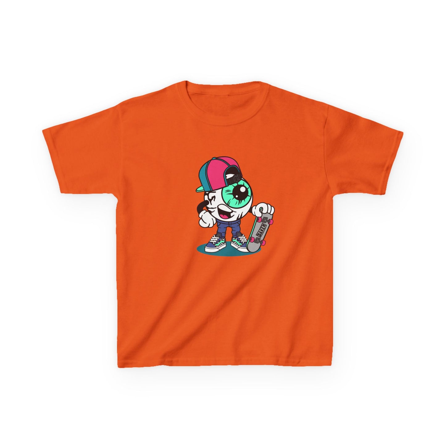 Cool Kid's Graphic Tee - Retro Skater Design