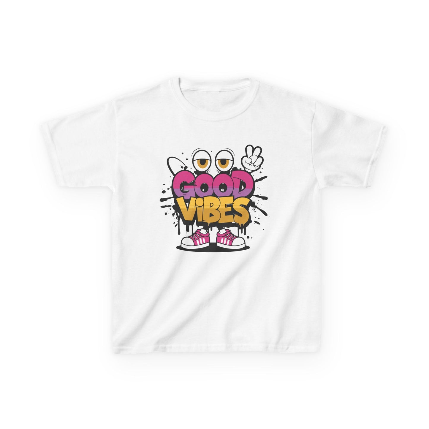 Kids Good Vibes Tee | Fun & Stylish Youth T-Shirt for Positive Energy