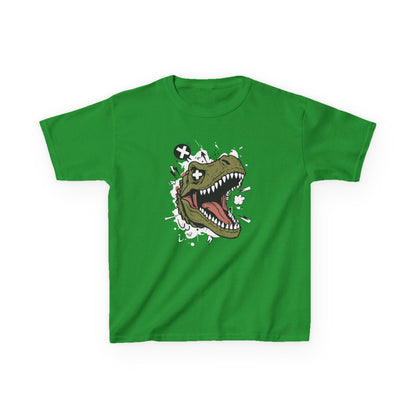 Dino Graphic Kids Heavy Cotton Tee - Fun & Playful Dinosaur Design for Young Adventurers