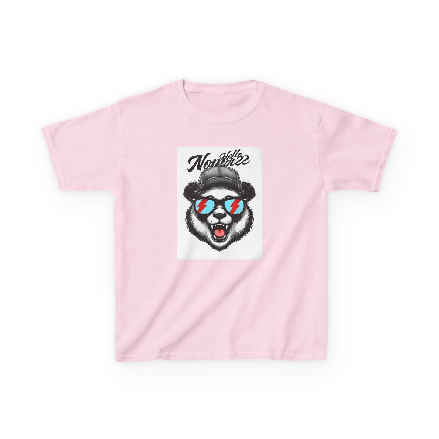 Cool Panda Graphic Kids Tee - Fun & Trendy Heavy Cotton Shirt