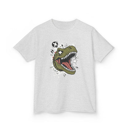 Dino Graphic Kids Heavy Cotton Tee - Fun & Playful Dinosaur Design for Young Adventurers