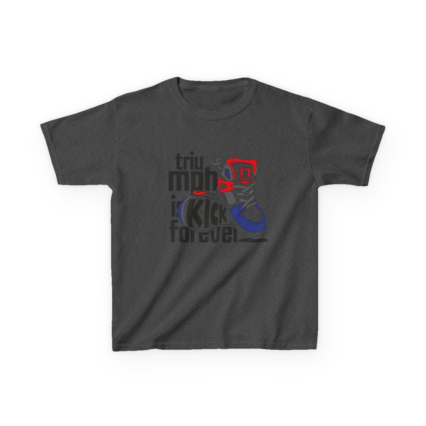 Cool Kids Heavy Cotton™ Tee - 'Triumph Forever' Graphic T-Shirt