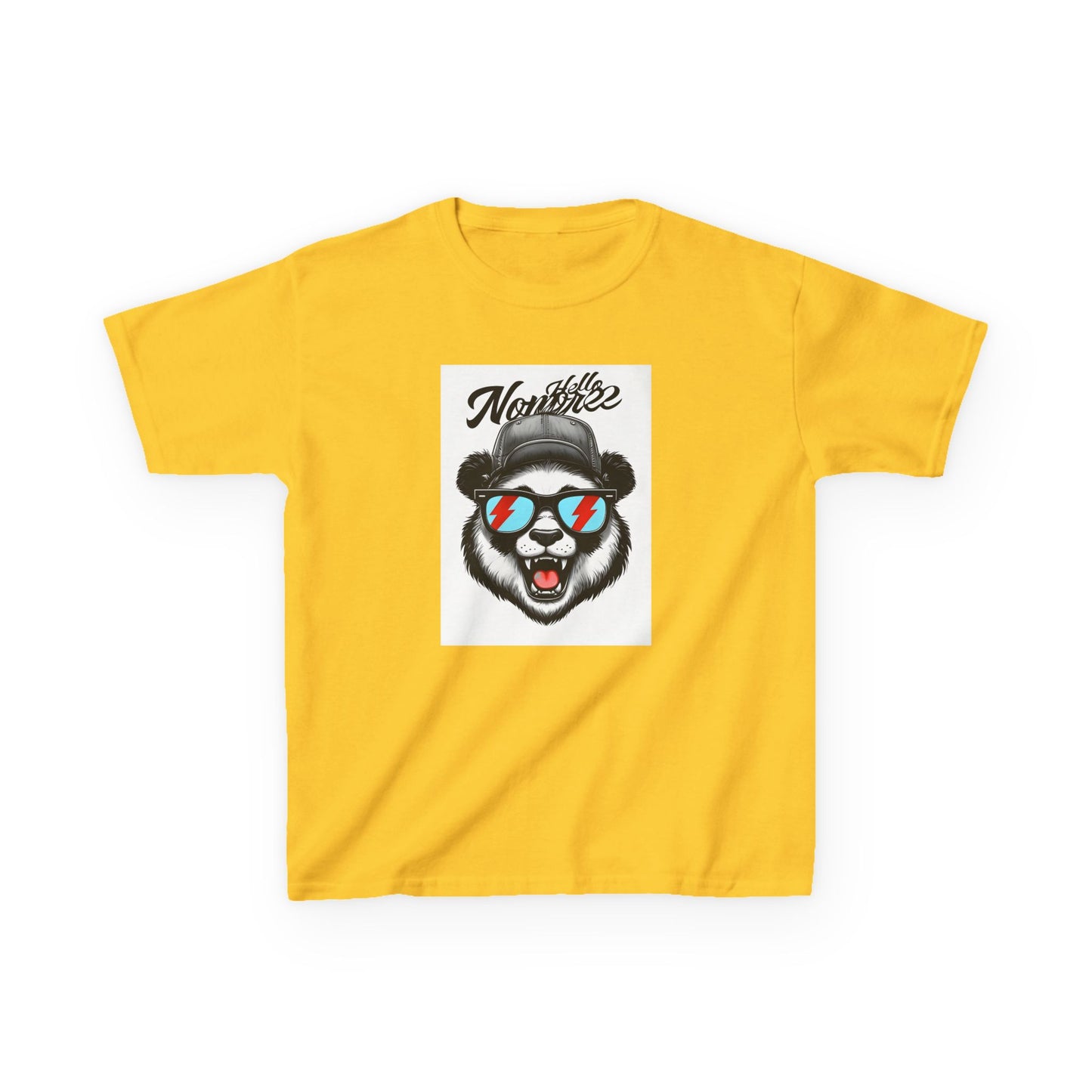 Cool Panda Graphic Kids Tee - Fun & Trendy Heavy Cotton Shirt