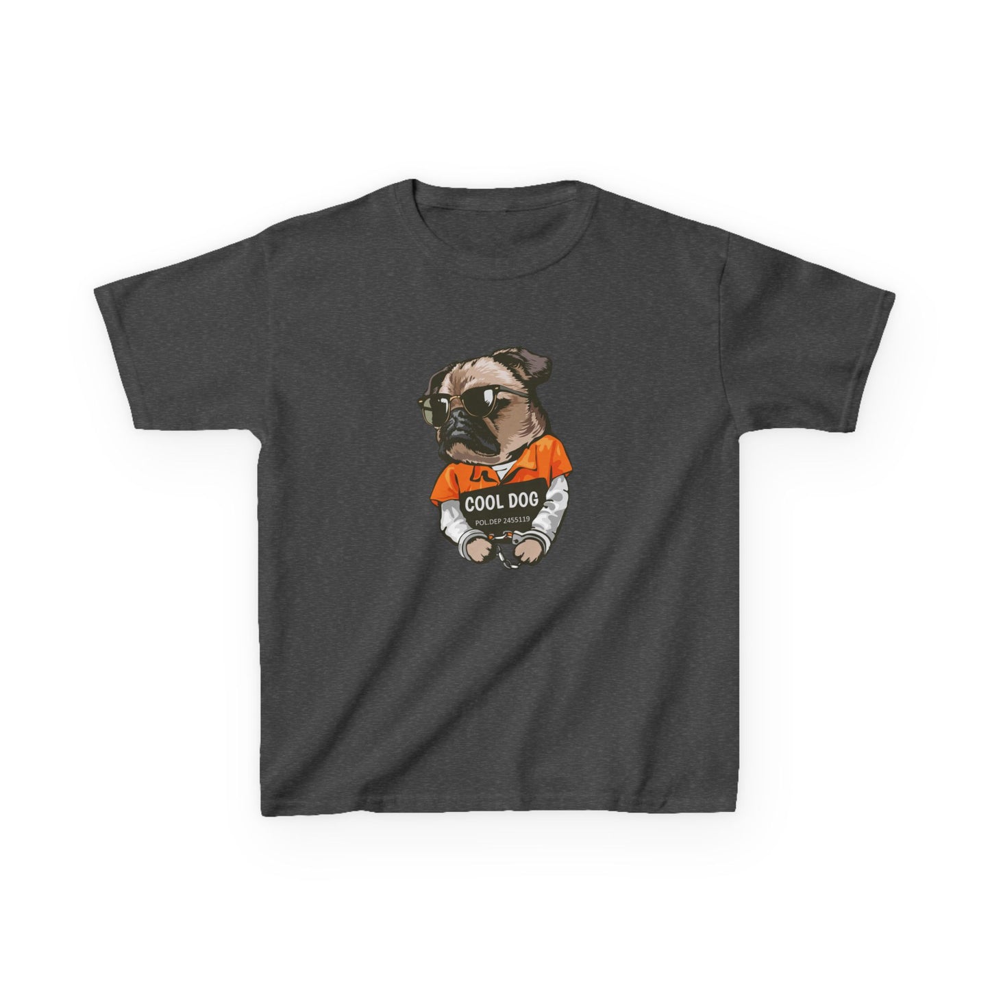 Cool Dog Kids Tee - Cute Pug Graphic T-Shirt for Dog Lovers