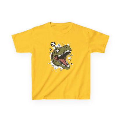 Dino Graphic Kids Heavy Cotton Tee - Fun & Playful Dinosaur Design for Young Adventurers