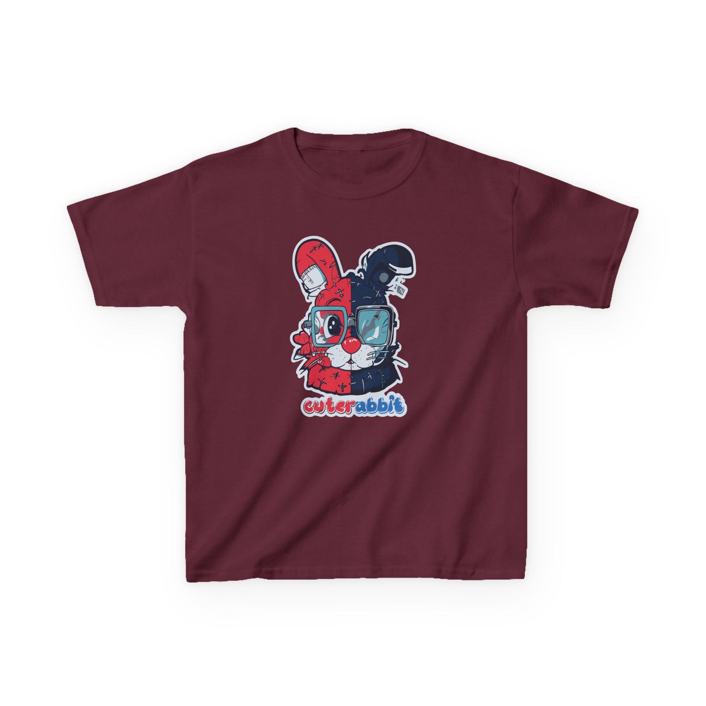 Cute Rabbit Graphic Kids Tee - Fun and Playful Design for Boys and Girls