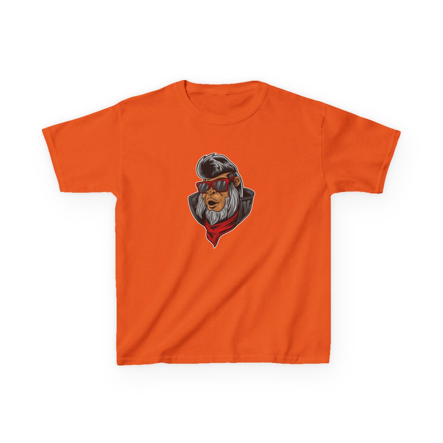 Cool Gorilla Kids Heavy Cotton Tee - Stylish Graphic T-Shirt for Fun Adventures