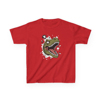 Dino Graphic Kids Heavy Cotton Tee - Fun & Playful Dinosaur Design for Young Adventurers