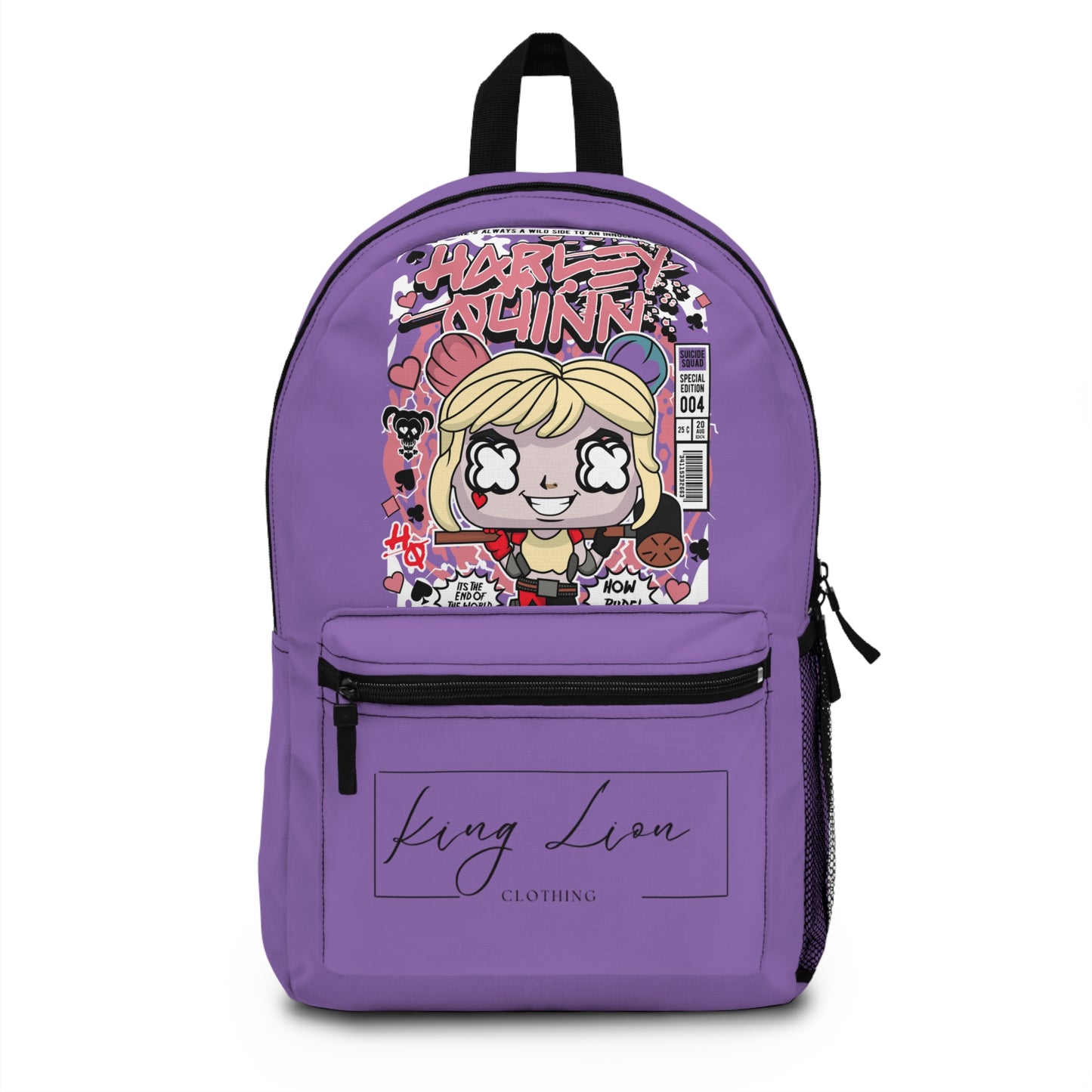 Harley Quinn Graphic Backpack - Stylish and Fun for Comic Fans