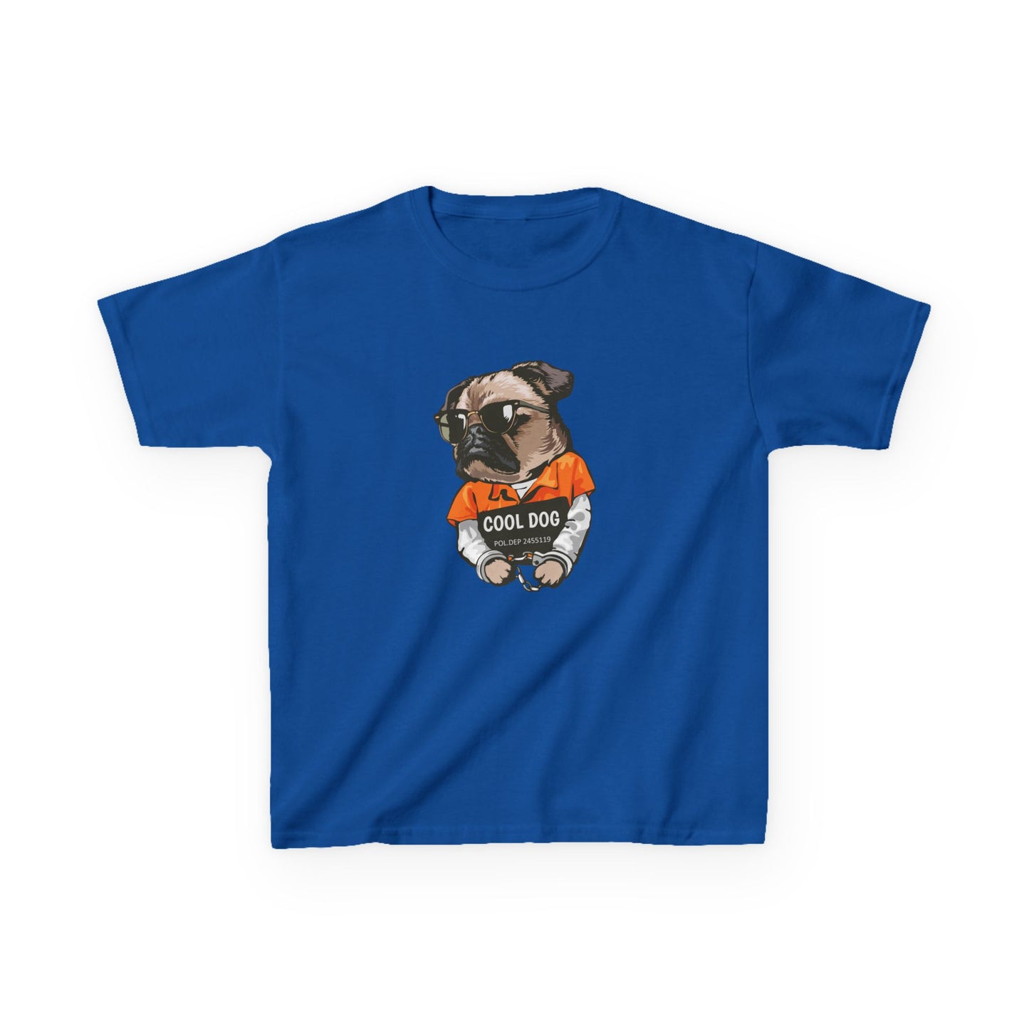 Cool Dog Kids Tee - Cute Pug Graphic T-Shirt for Dog Lovers