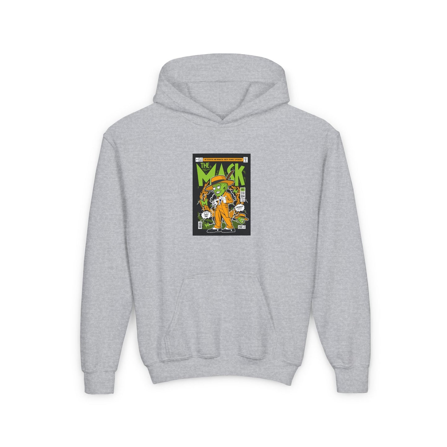 Youth Heavy Blend Hooded Sweatshirt - Fun Retro Graphic Design