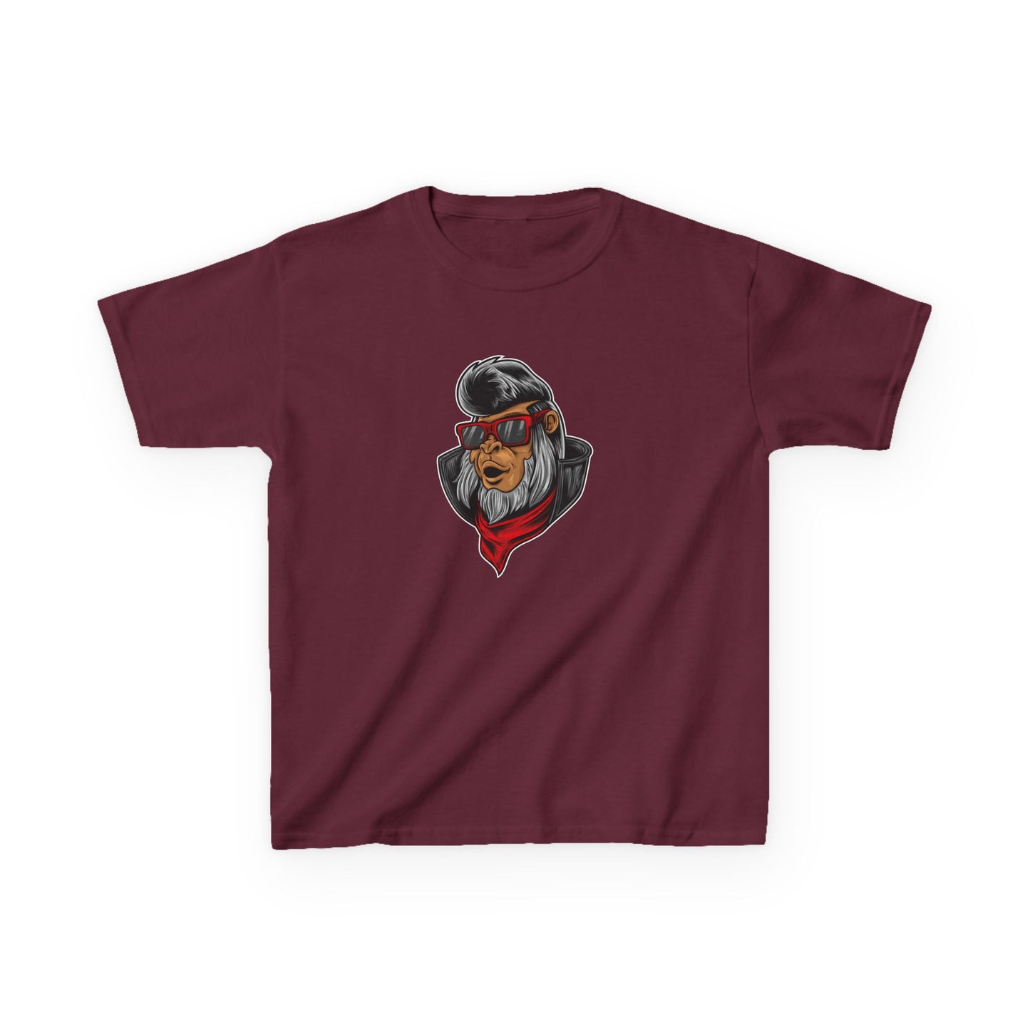 Cool Gorilla Kids Heavy Cotton Tee - Stylish Graphic T-Shirt for Fun Adventures