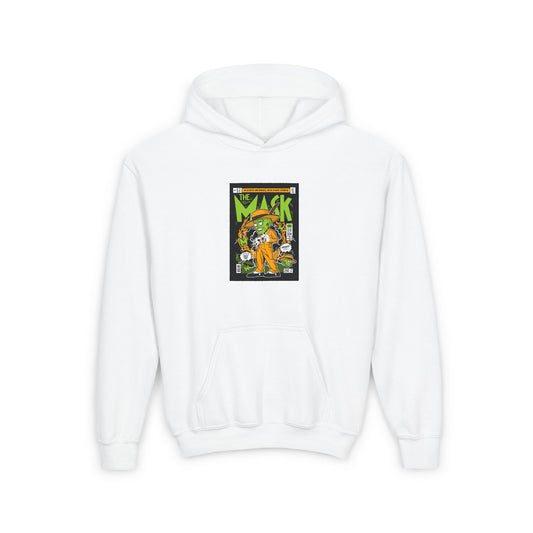 Youth Heavy Blend Hooded Sweatshirt - Fun Retro Graphic Design