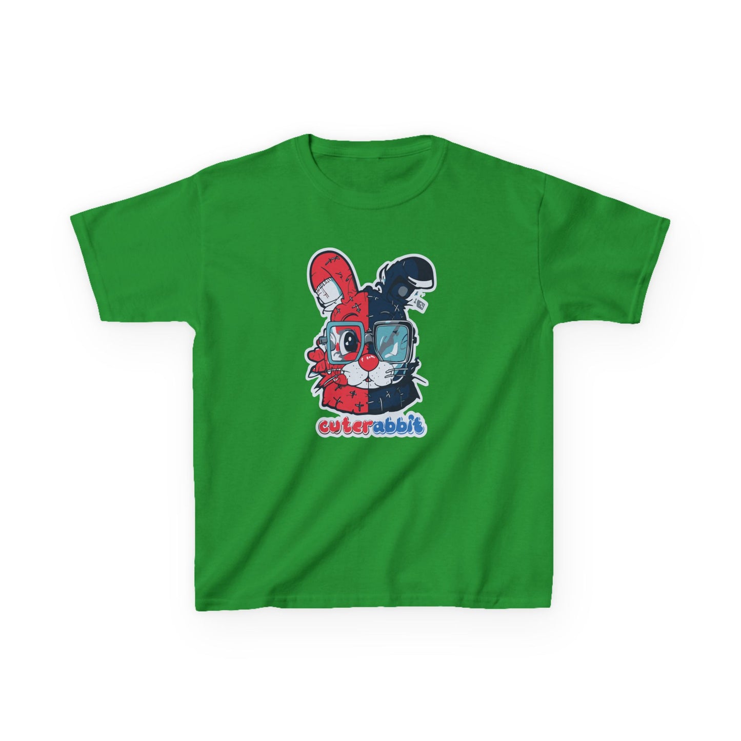 Cute Rabbit Graphic Kids Tee - Fun and Playful Design for Boys and Girls