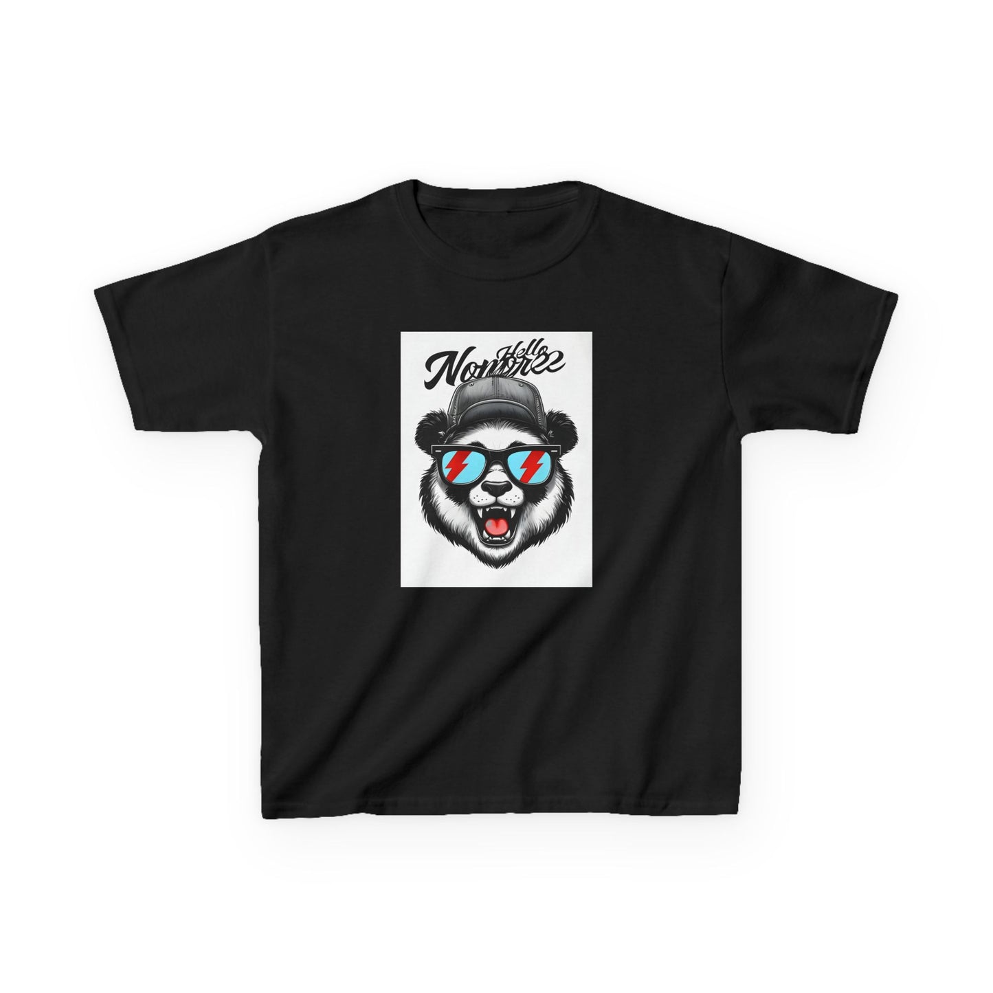 Cool Panda Graphic Kids Tee - Fun & Trendy Heavy Cotton Shirt