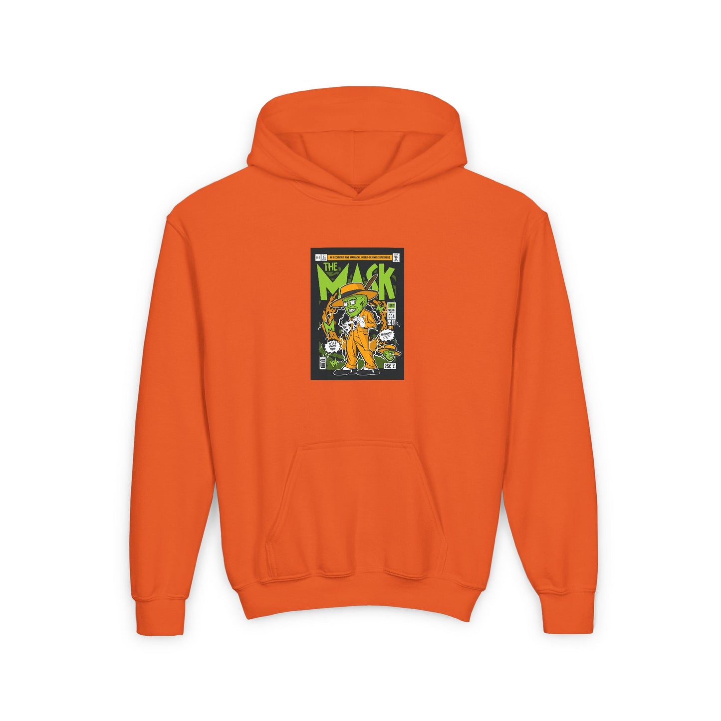 Youth Heavy Blend Hooded Sweatshirt - Fun Retro Graphic Design