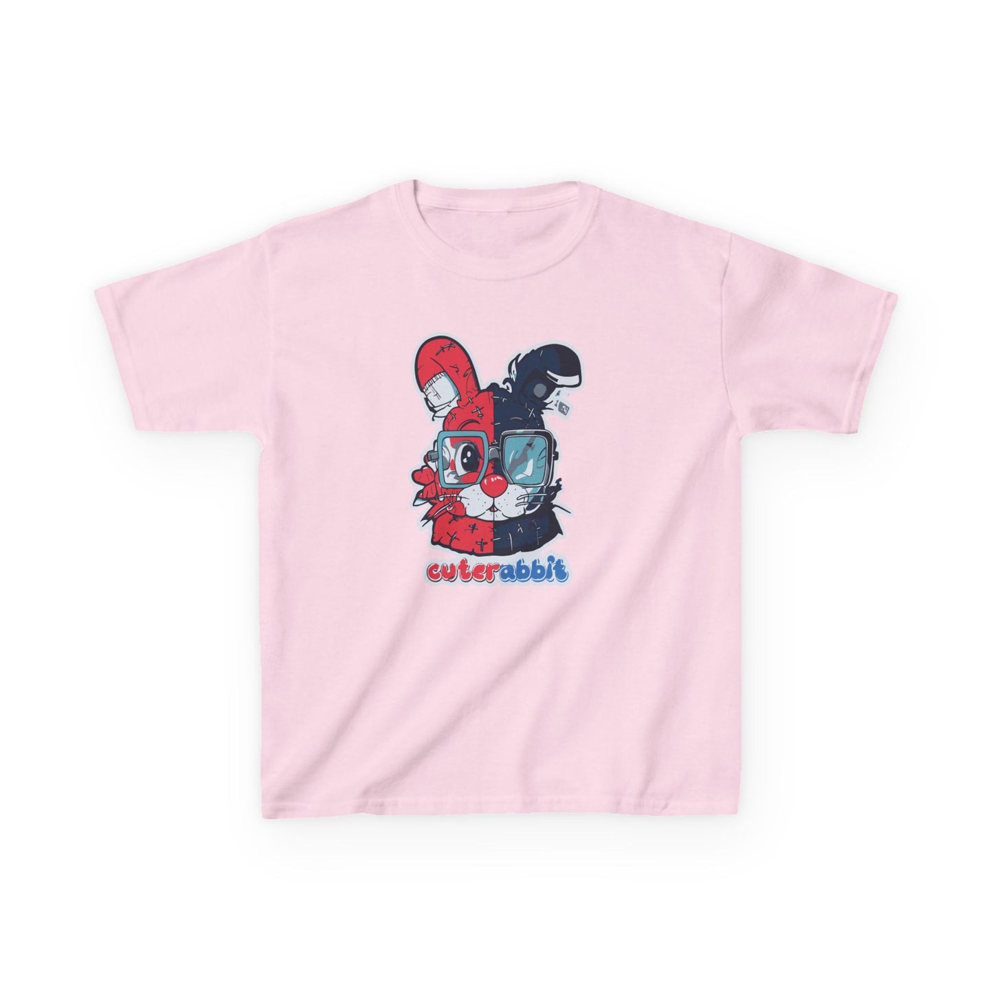 Cute Rabbit Graphic Kids Tee - Fun and Playful Design for Boys and Girls