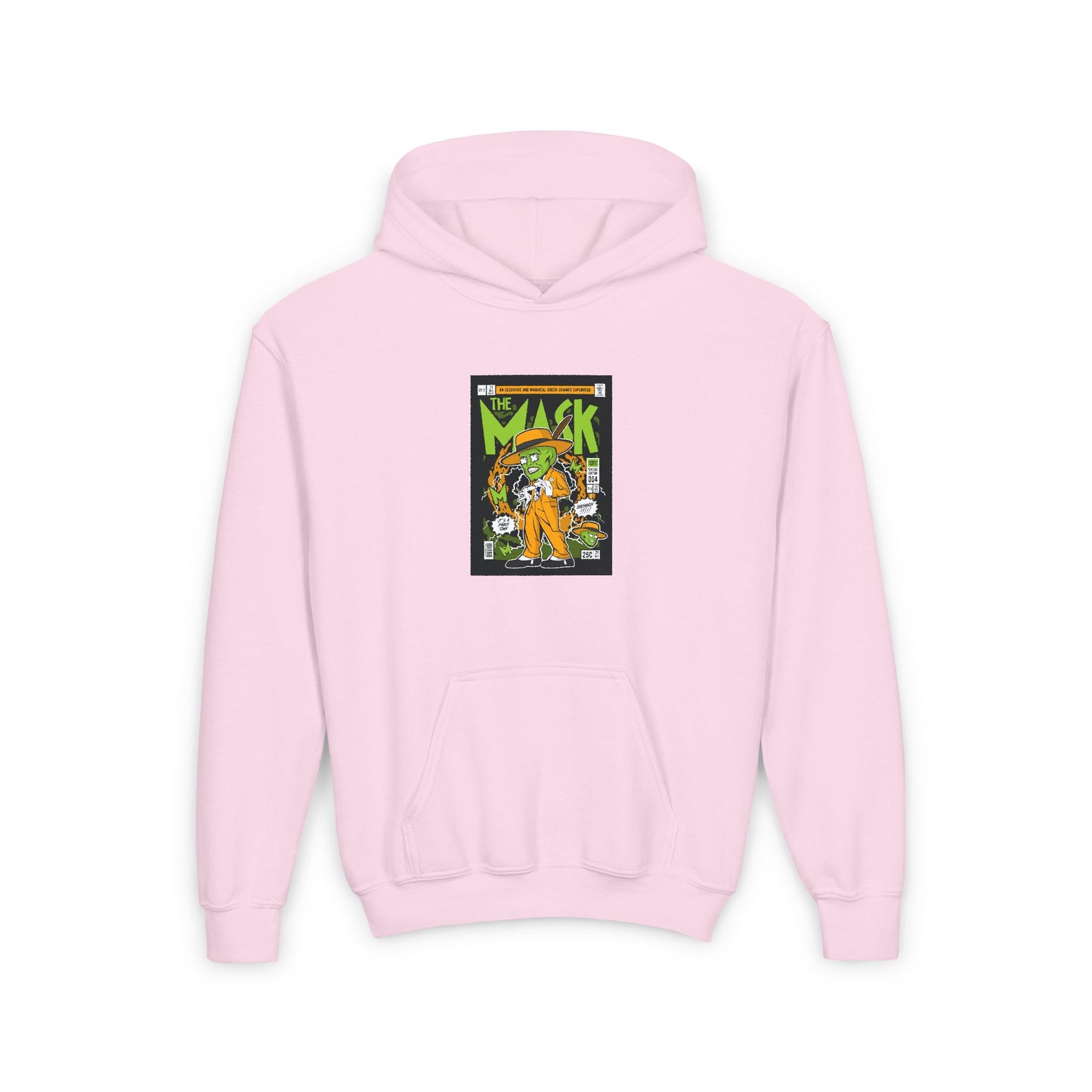 Youth Heavy Blend Hooded Sweatshirt - Fun Retro Graphic Design