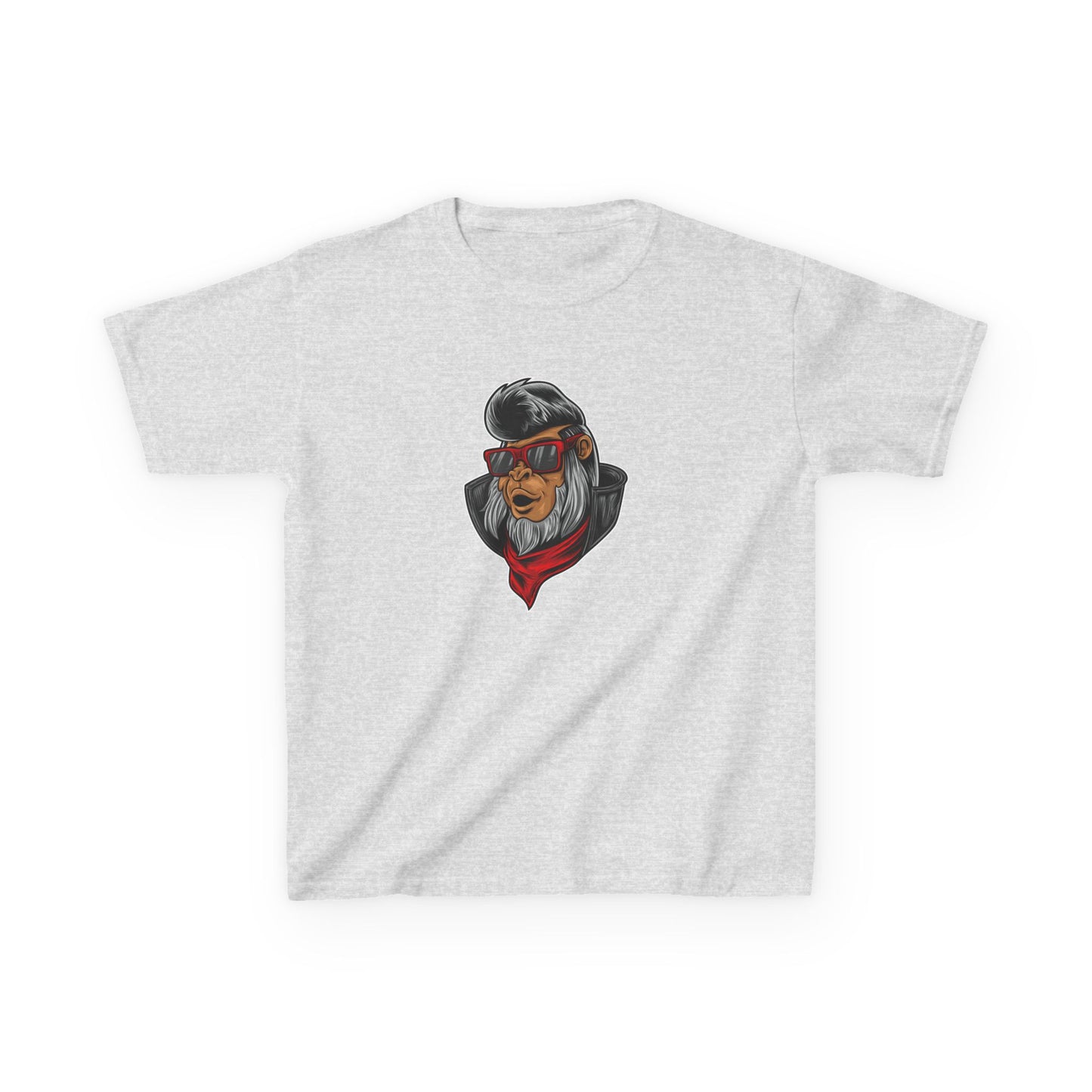 Cool Gorilla Kids Heavy Cotton Tee - Stylish Graphic T-Shirt for Fun Adventures