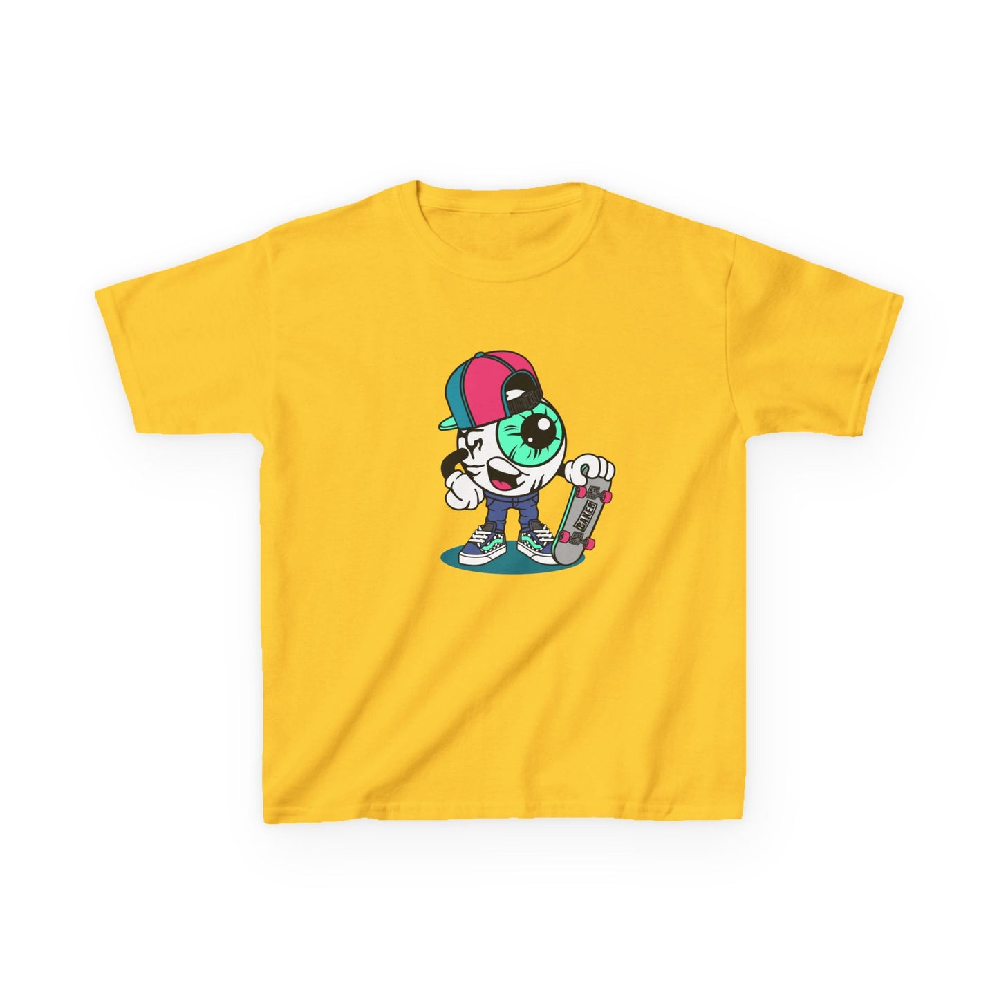 Cool Kid's Graphic Tee - Retro Skater Design