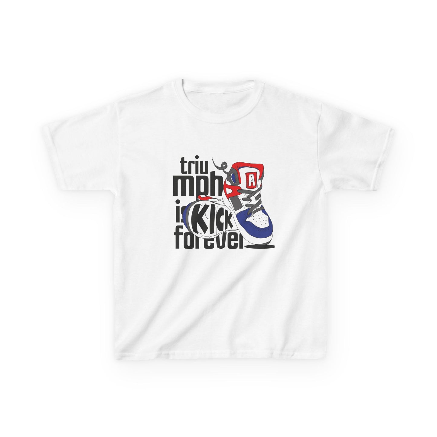 Cool Kids Heavy Cotton™ Tee - 'Triumph Forever' Graphic T-Shirt