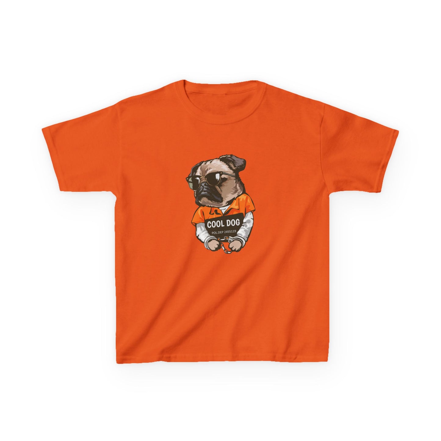 Cool Dog Kids Tee - Cute Pug Graphic T-Shirt for Dog Lovers