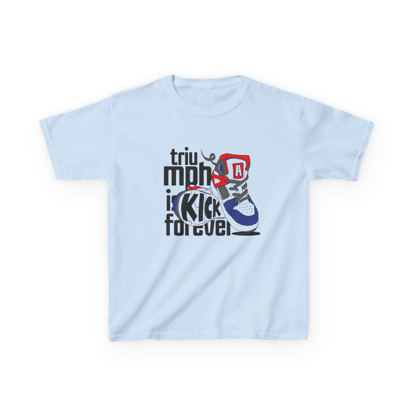 Cool Kids Heavy Cotton™ Tee - 'Triumph Forever' Graphic T-Shirt