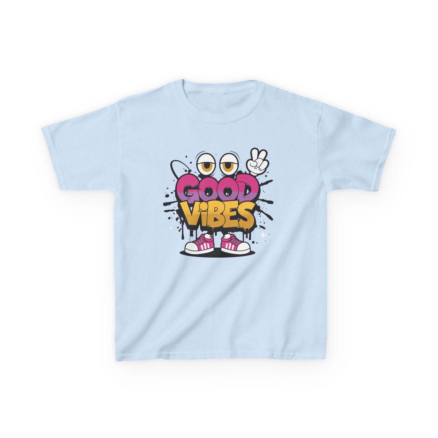 Kids Good Vibes Tee | Fun & Stylish Youth T-Shirt for Positive Energy