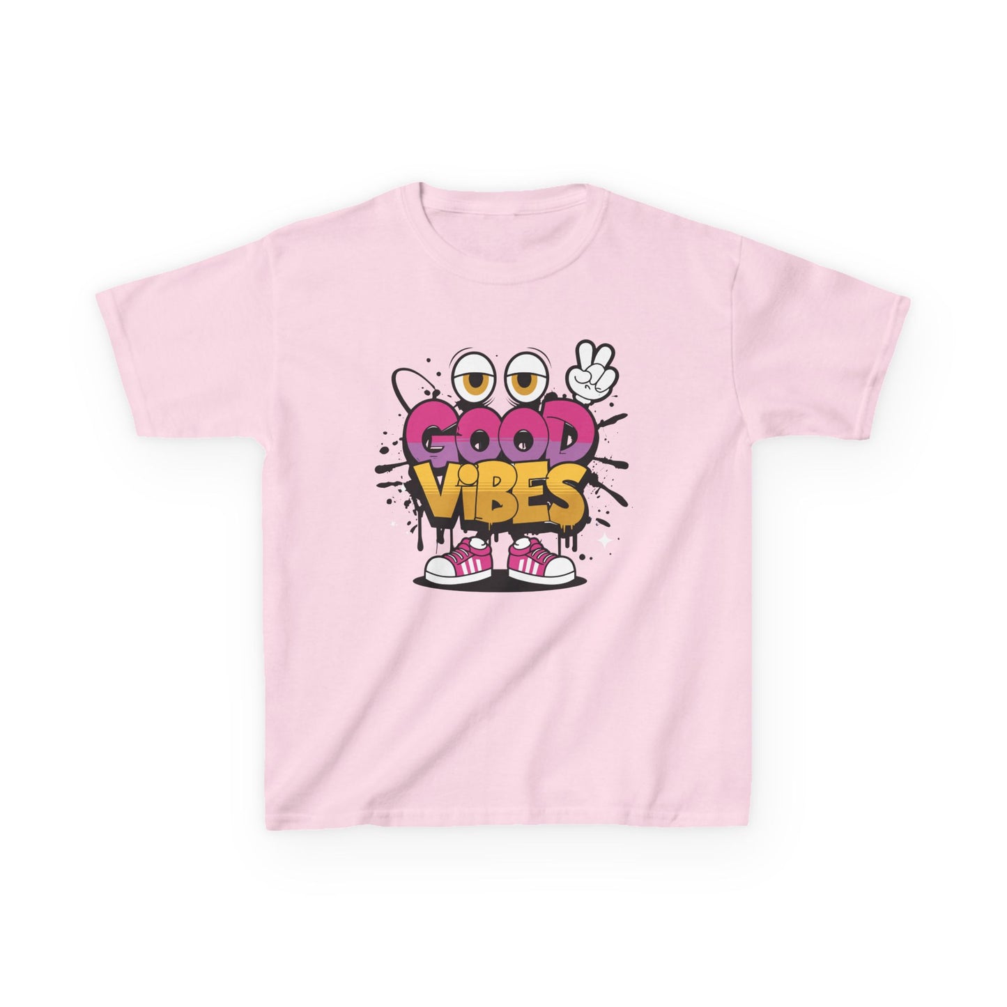 Kids Good Vibes Tee | Fun & Stylish Youth T-Shirt for Positive Energy