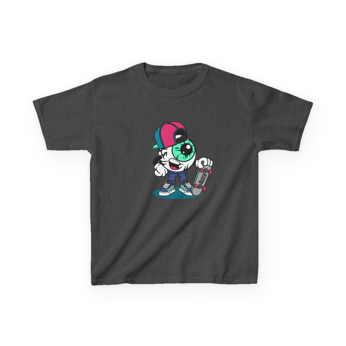 Cool Kid's Graphic Tee - Retro Skater Design