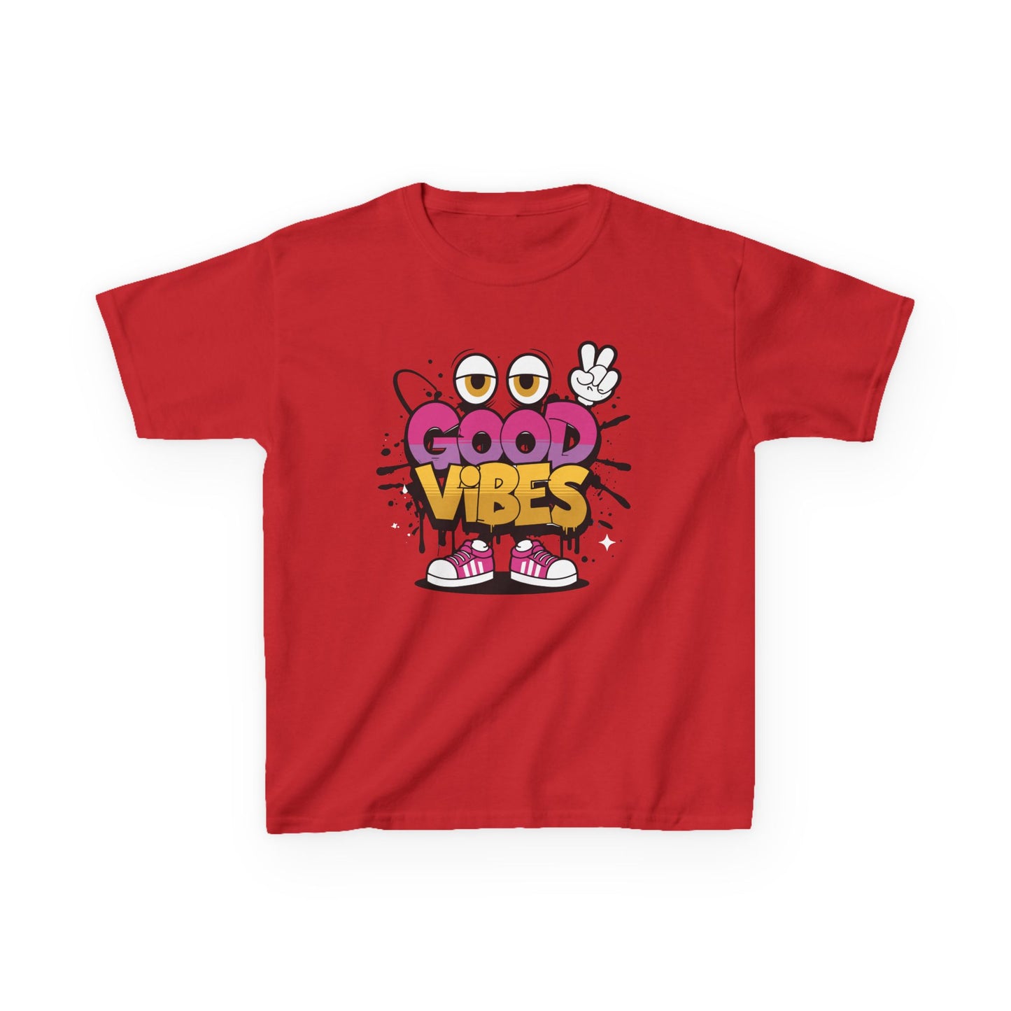 Kids Good Vibes Tee | Fun & Stylish Youth T-Shirt for Positive Energy