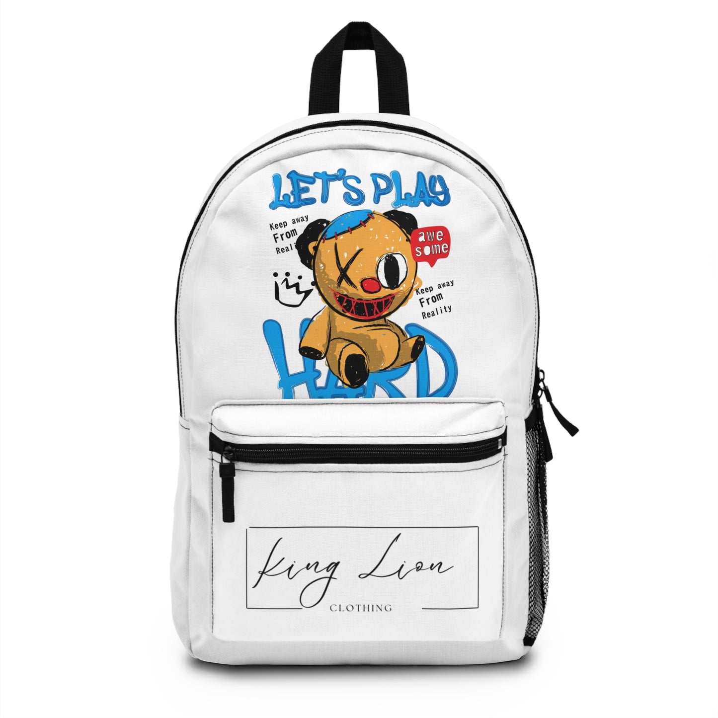 Playful Graphic Backpack – Let's Play Hard Design