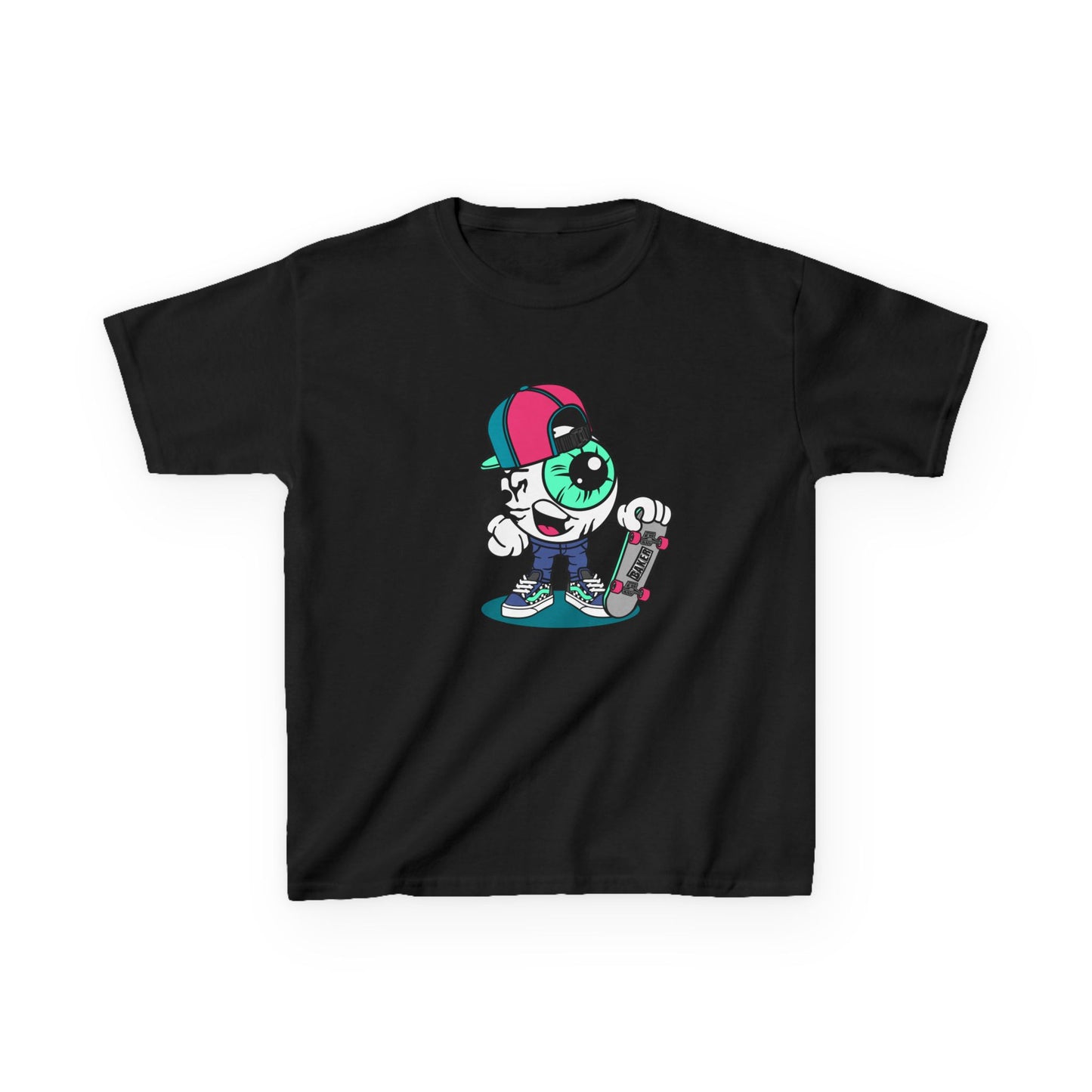 Cool Kid's Graphic Tee - Retro Skater Design