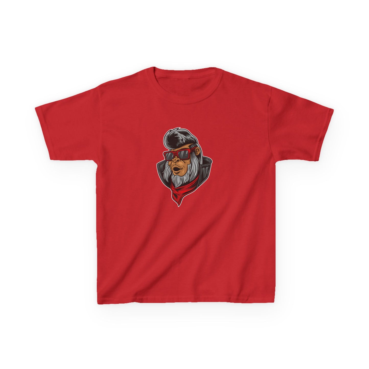 Cool Gorilla Kids Heavy Cotton Tee - Stylish Graphic T-Shirt for Fun Adventures