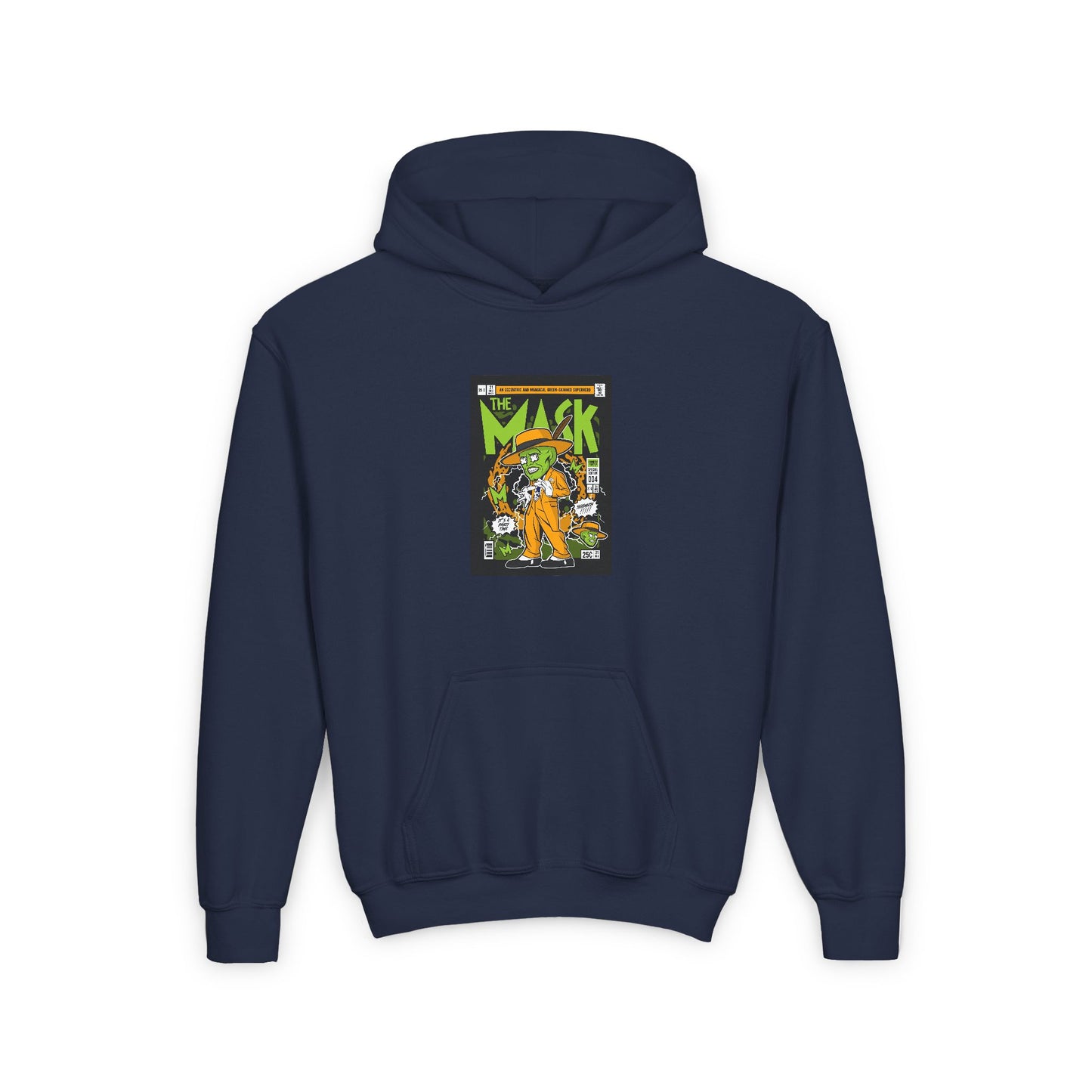 Youth Heavy Blend Hooded Sweatshirt - Fun Retro Graphic Design