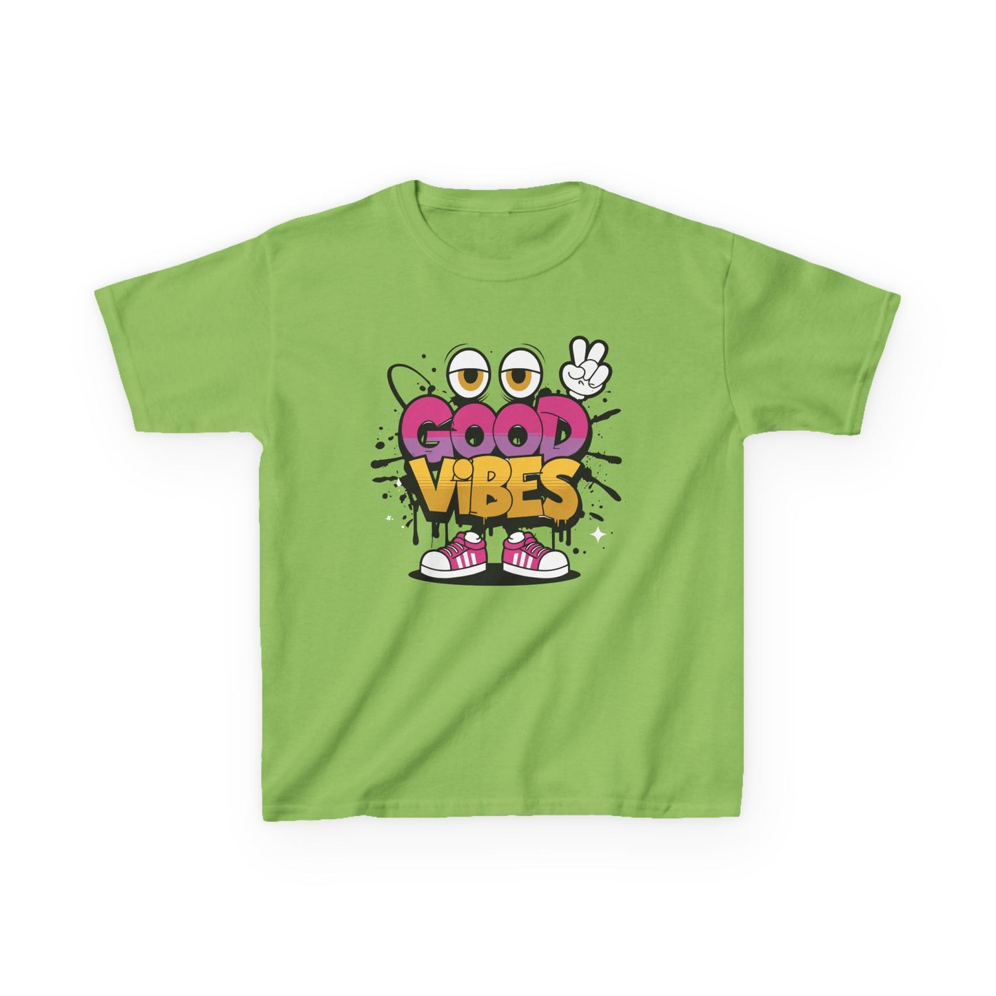 Kids Good Vibes Tee | Fun & Stylish Youth T-Shirt for Positive Energy