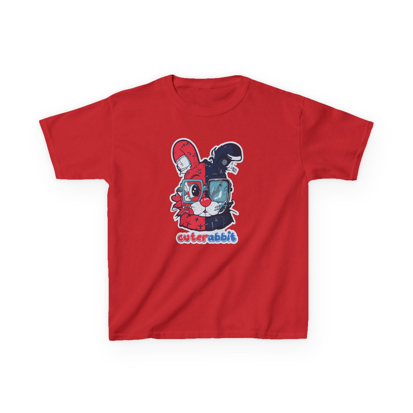 Cute Rabbit Graphic Kids Tee - Fun and Playful Design for Boys and Girls