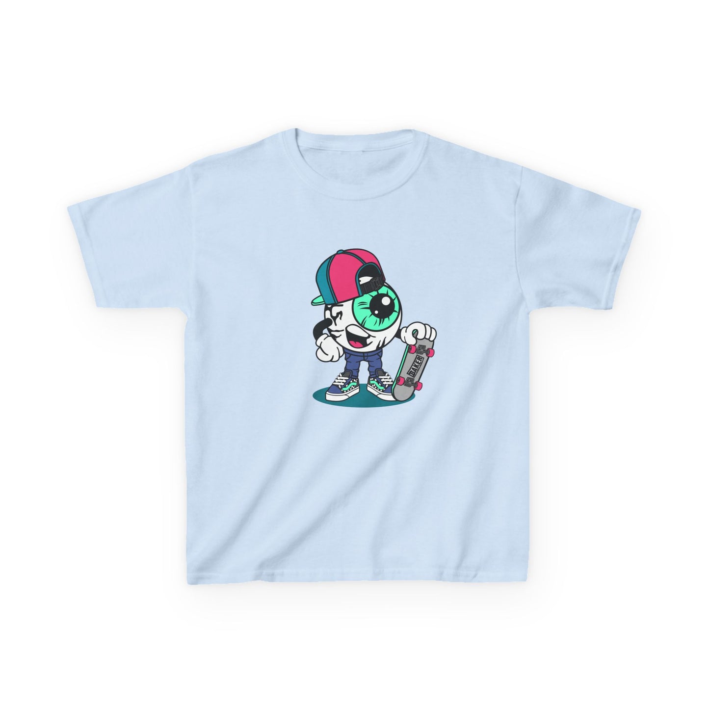 Cool Kid's Graphic Tee - Retro Skater Design