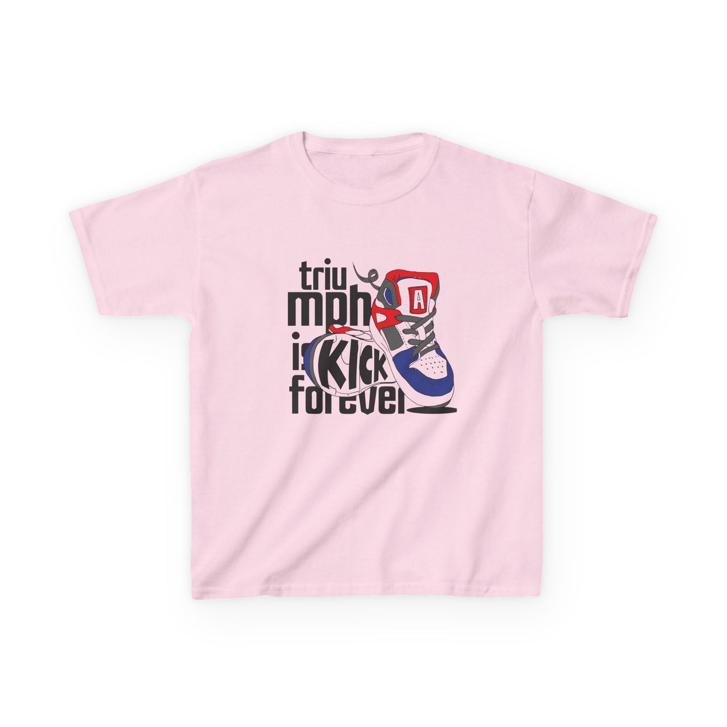 Cool Kids Heavy Cotton™ Tee - 'Triumph Forever' Graphic T-Shirt