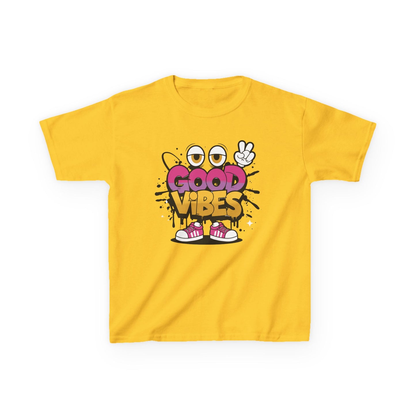 Kids Good Vibes Tee | Fun & Stylish Youth T-Shirt for Positive Energy